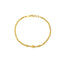22K Yellow Gold Link Peace Bracelet W/ Varied Gold Ball Design, 8.9 grams - Virani Jewelers