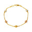 22K Multi-Tone Gold Alisha Beaded Bracelet - Virani Jewelers