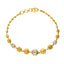 22K Yellow & White Gold Esha Beaded Bracelet - Virani Jewelers