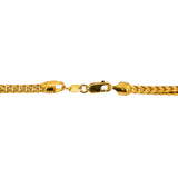 22K Yellow Gold Wheat Link Chain, 66.0 gm - Virani Jewelers | 22K Yellow Gold Wheat Link Chain, 66.0 gm. This radiant 22K yellow gold chain features a wheat li...