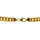 22K Yellow Gold Cuban Link Chain - Virani Jewelers | Add a hint of masculine chic to your chosen attire with this 22K yellow gold Cuban link chain for...