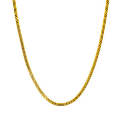 An image of a 22K yellow gold necklace from Virani Jewelers.