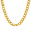 An image of the wide Cuban link gold chain for men from Virani Jewelers.