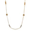 22K Multi Tone Gold Chain W/ Clustered Ball Accents - Virani Jewelers