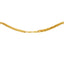 An image of the clasp of the 22K gold chain with rounded Cuban links from Virani Jewelers.