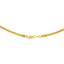 An image of the lobster claw clasp for the rounded wheat link 22K gold chain from Virani.