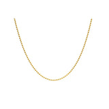 An image of a 22K gold twisted rope chain necklace from Virani Jewelers. | Add a subtle elegance to your favorite outfit with this beautiful 22K gold chain from Virani Jewe...