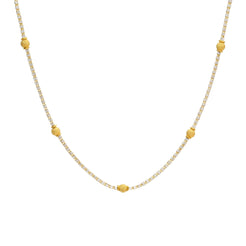 22K Gold Chain in multicolor, 22 inches - Virani Jewelers