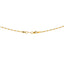 An image of the lobster claw clasp on a 22K gold necklace from Virani Jewelers.