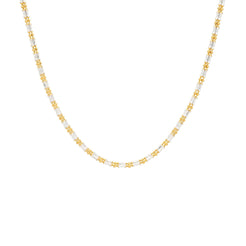 22K Multi Tone Gold Chain, 20 inches - Virani Jewelers
