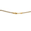 An image of the lobster claw clasp closure on the 22K gold Cuban Link chain from Virani Jewelers.