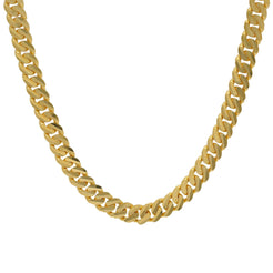 22K Yellow Gold Cuban Chain, Length 24 inches - Virani Jewelers