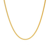 22K Yellow Gold Chain, Length 22inches - Virani Jewelers | Get yourself a chain that is as versatile as this gold chain. This 22K gold chain goes perfectly ...