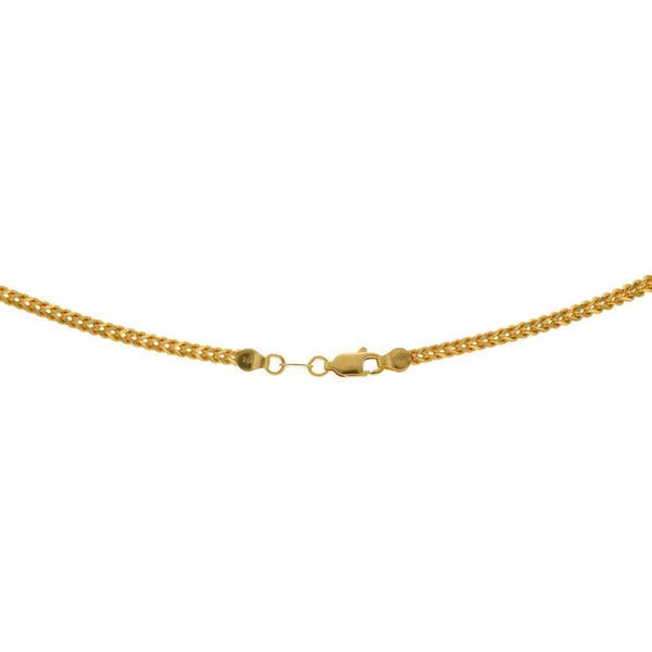 22K Yellow Gold Chain, Length 18inches - Virani Jewelers | Get yourself a chain that is as versatile as this 18