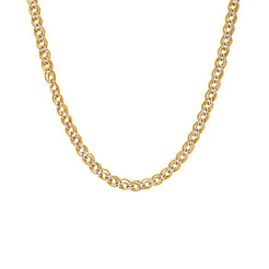 22K Yellow & White Gold Men's Linked Chain - Virani Jewelers