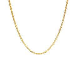 22K Yellow Gold Beaded Twist Chain - Virani Jewelers