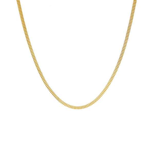 22K Yellow Gold Beaded Twist Chain - Virani Jewelers | 
The 22K Yellow Gold Beaded Twist Chain from Virani Jewelers is the perfect gold jewelry set for ...