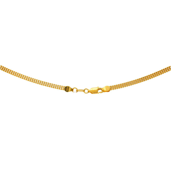 22K Yellow Gold Beaded Twist Chain - Virani Jewelers | 
The 22K Yellow Gold Beaded Twist Chain from Virani Jewelers is the perfect gold jewelry set for ...