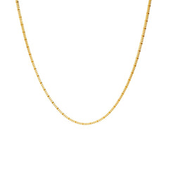 22K Yellow Gold Dotted Classic Chain - Virani Jewelers