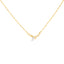 22K Yellow Gold Chain with Tiny Heart Pendant
