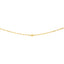 22K Yellow Gold Chain with Tiny Heart Pendant