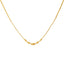 22K Yellow Gold Thin Beaded Chain