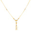 22K Yellow & White Gold Beaded Chain (7.3 gms)