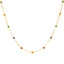 22K Yellow Gold & Bright Enamel Bead Chain