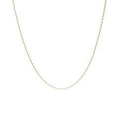 22K Multi-Tone Gold Simply Beaded Chain - Virani Jewelers