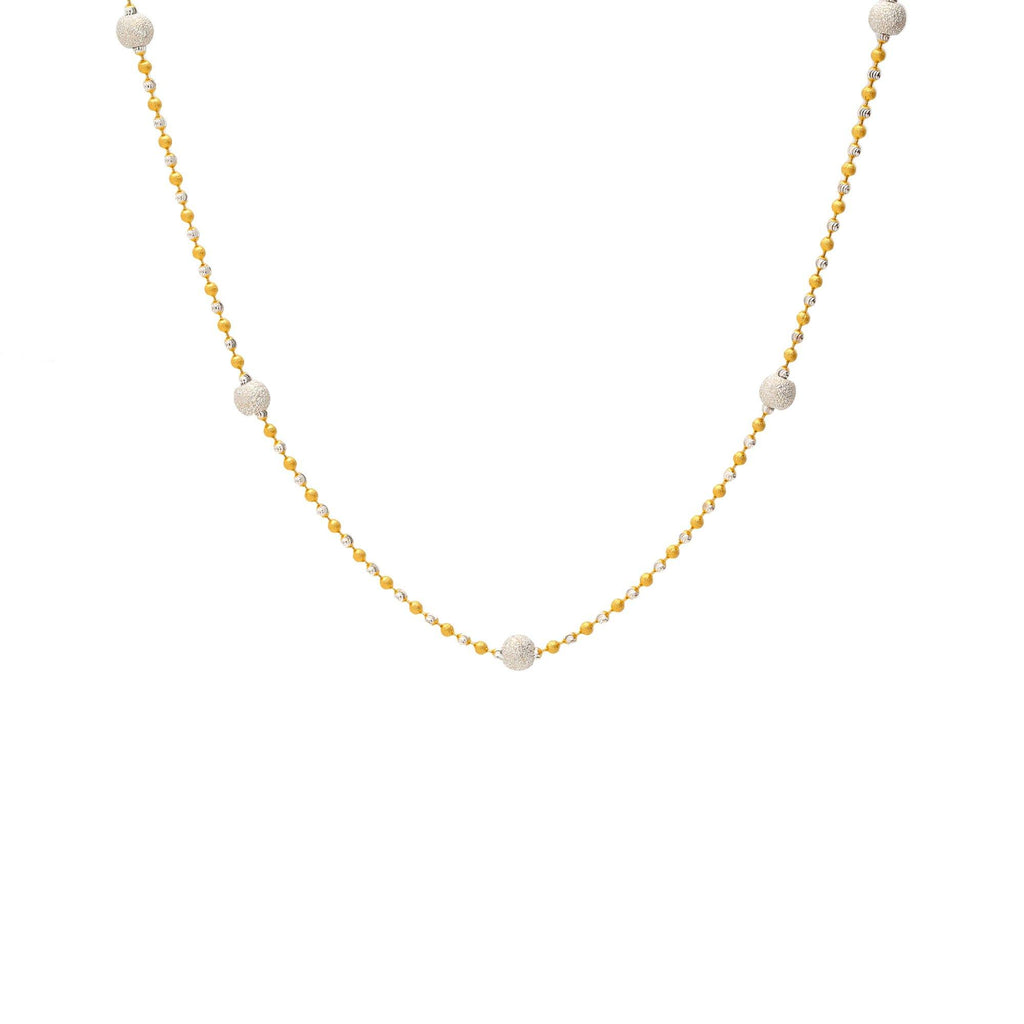 22K Yellow & White Gold Sophia Chain - Virani Jewelers | 
The 22K Yellow and White Gold Sophia Chain from Virani Jewelers will add an air of sophisticatio...