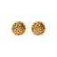 22K Yellow Gold Meenakari Stud Earrings - Virani Jewelers