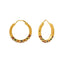 22K Yellow Gold Meenakari Hoop Earrings - Virani Jewelers