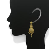 22K Yellow Gold Drop Earrings W/ Filigree & Dangling Gold Balls - Virani Jewelers | 



Allow golden ornaments of intricate design to hang luxuriously from your lobe like this pair ...