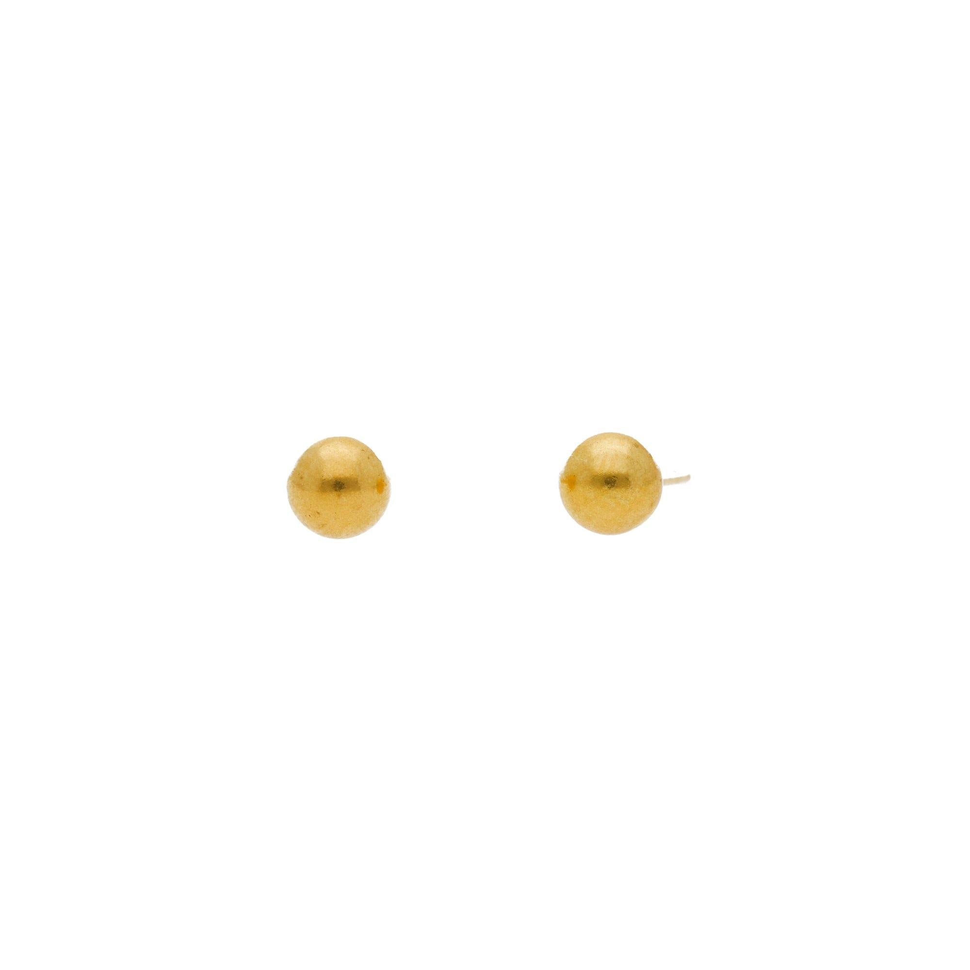 Virani Jewelers 22K Yellow Gold Ball Stud Earrings 2.3 Grams