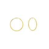 22K Yellow Gold Thin Hoops, 2.2 Grams - Virani Jewelers | 



Slim and slightly detailed pair of 22K yellow gold hoops, excellent for both casual and dress...