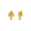 22K Yellow Gold Gorgeous Earrings Finely Finished W/ Rubies, 6.6 grams - Virani Jewelers