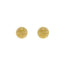 22K Yellow & White Gold Round Shape Stud Earrings W/Solitary Design - Virani Jewelers