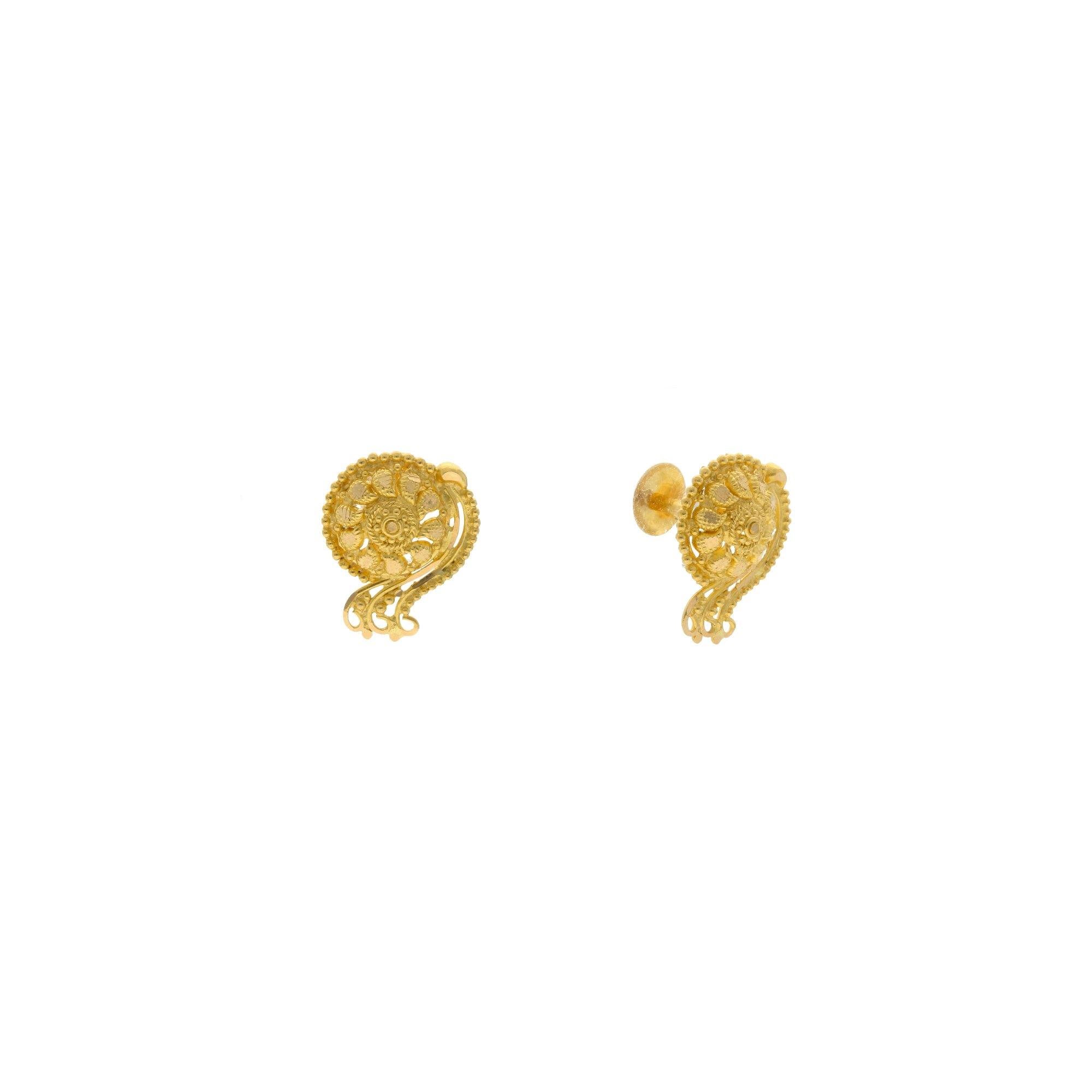 3 Gram Gold Earrings New Design Part-2 | Gold Earrings 3 Gram With Price -  YouTube