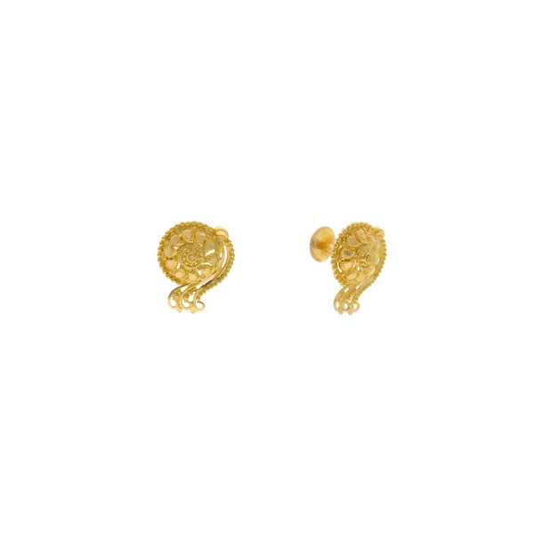 22K Yellow Gold Mango Shaped Stud Earrings, 3.7 grams - Virani Jewelers | 


Add a little fun to your every day by adding this tiny flame to your look; designed in fine ye...