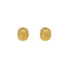 22K Yellow Gold Oval Shaped Stud Earrings, 5.9 grams - Virani Jewelers
