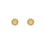 22K Yellow Gold exquisite stud Earrings W/ Cubic Zirconia, 7.8 grams - Virani Jewelers
