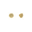 22K Yellow Gold Dangling & Detailed Stud Earrings W/ Cubic Zirconia, 7.8grams - Virani Jewelers