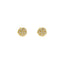 22K Yellow Gold Dangling & Detailed Stud Earrings W/ Cubic Zirconia, 7.8grams - Virani Jewelers