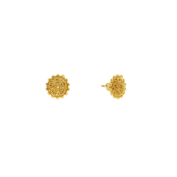 22K Yellow Gold Clustered & Dappered Stud Earrings, 5.2 grams - Virani Jewelers | 


Flaunt a polished traditional look as you accentuate your ethnic charm by wearing this pair of...