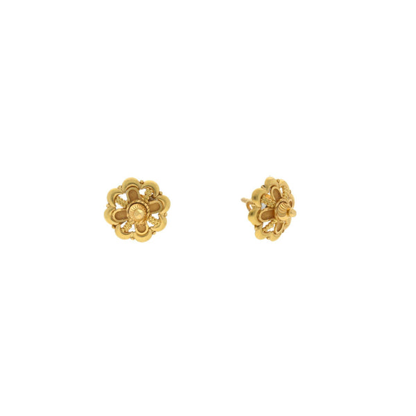 22K Yellow Gold Elegant and Long-Lasting Stud Earrings, 3.9 grams - Virani Jewelers | 


Wear this stunning pair of elegant 22K yellow gold earrings that come in eye-catching manner w...