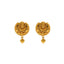 22K Yellow Gold Temple Stud Earrings - Virani Jewelers
