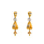 22K Multi-Tone Gold Turvi Earrings - Virani Jewelers