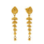 22K Yellow Gold Divya Dangling Stud Earrings - Virani Jewelers