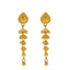 22K Yellow Gold Divya Dangling Stud Earrings - Virani Jewelers