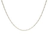 22K Gold Fancy Chain, Length 16inches - Virani Jewelers | Classic 22K yellow gold chain crafted meticulously to match your taste; lightweight everyday wear...